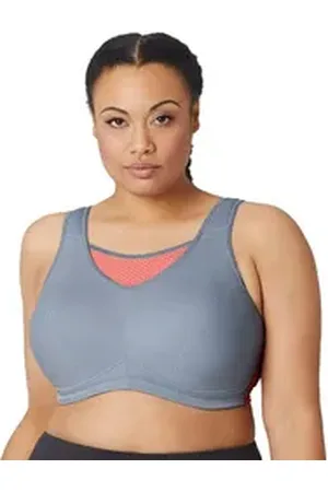 Penti GLAMORISE Bügelloser BH Hochleistungs Sport Bustier grau 75