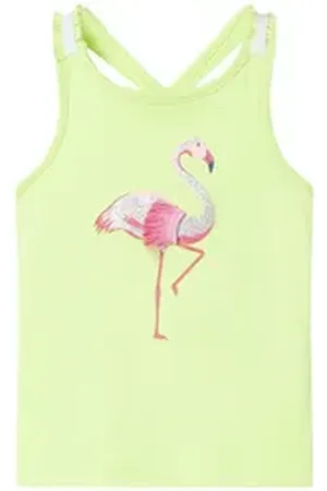 vidaXL Tanktop Kinder-Tanktop Neongelb 104 gelb 104 (3-4 J)