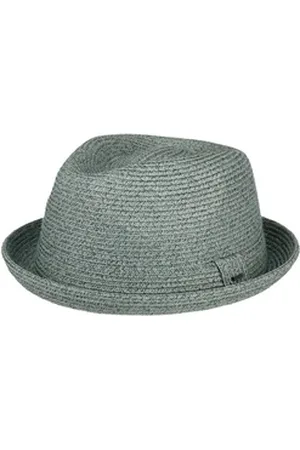 Bailey 44 Strohhut Billy Trilby mit Ripsband grau M