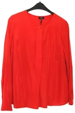 Yest Langarmbluse Hot Red 40
