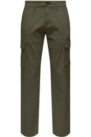 Only & Sons Cargohose ONSEDGE-ED CARGO LOOSE PANT grün 30