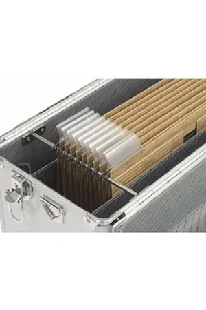 Alumaxx Aktentasche Pilotenkoffer Betha 47x37x20cm Aluminium silber. silberfarben