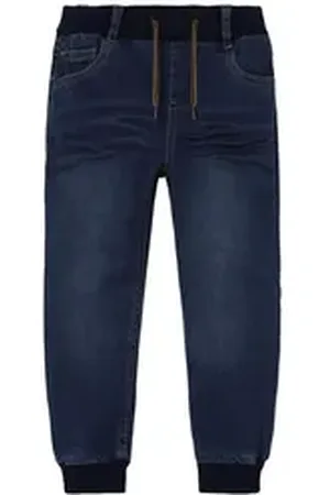 NAME IT Loose-fit-Jeans NMMBEN BAGGY ROUND JEANS 1132-TO NOOS blau 110
