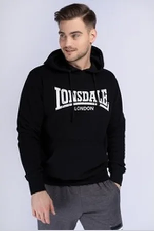 Lonsdale London Kapuzenpullover Wolterton schwarz XXL