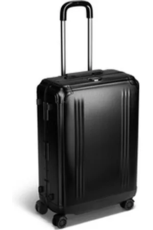 ZERO halliburton Hartschalen-Trolley Pursuit Aluminium, 4 Rollen, Aluminium schwarz