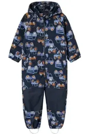 NAME IT Softshelloverall NMMALFA08 SOFTSHELL SUIT AOP1 FO NOOS blau 80