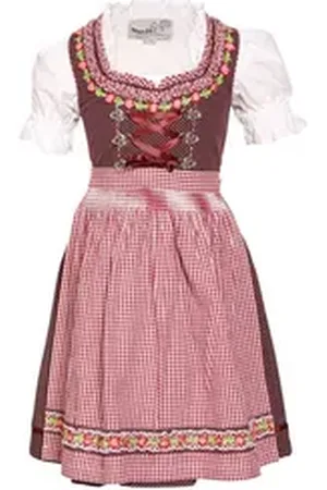 MARJO Dirndl Kinderdirndl 3tlg. - BLANDA - pflaume 98/104