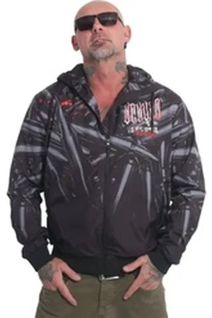 Yakuza Windbreaker Sword schwarz 4XL
