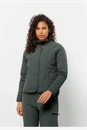 Jack Wolfskin Steppjacke WANDERMOOD INS JKT W grün XS (34)