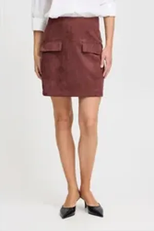 B YOUNG Minirock BYTOMIRA SHORT SKIRT - modischer Rock rot 40