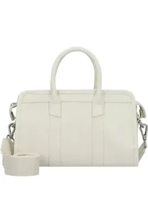 ESPRIT Henkeltasche Mini Weekender, Polyurethan beige|braun