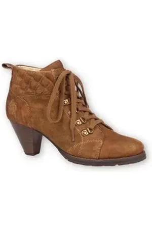 SPIETH & WENSKY Trachten Stiefeletten - WERMUT - nougat Stiefelette 42 EU