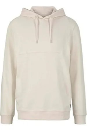 TOM TAILOR Denim Hoodie Structure Hoody mit Kapuze beige L