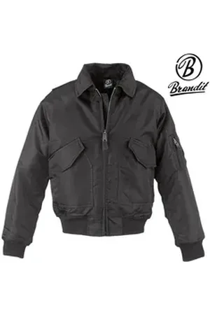 Brandit Brandit Sommerjacke Brandit Herren Bomberjacke CWU schwarz 4XL