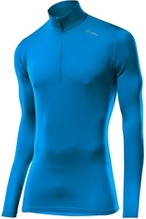 Löffler Rollkragenpullover Herren Basic Thermo-Velours Langarmshirt blau blau 54