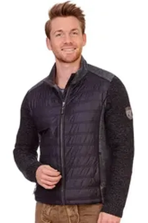 SPIETH & WENSKY Outdoorjacke Steppjacke Herren - PARHAM - schwarz schwarz