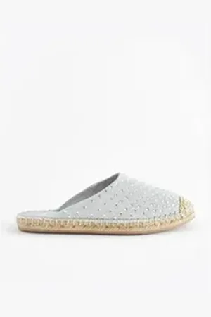 Next Forever Comfort® Espadrilles-Pantoletten Espadrille (1-tlg) silberfarben 38 EU