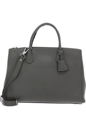 Abro+ Businesstasche Leather Adria (Set, 2-tlg) grau L | 38 cm x 30 cm x 15 cm