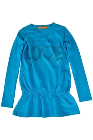 Staccato Langarmshirt blau 164