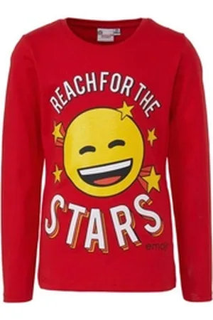 Emoji Langarmshirt Langarmshirt rot 140