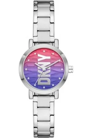 DKNY Quarzuhr Edelstahl silberfarben