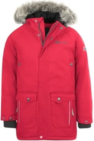 TROLLKIDS Parka Nordkapp Wasserdicht rot 104