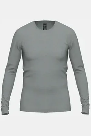 Götzburg Unterziehshirt 743326 Thermo Long (4er Vorteilspack) Interlock Qualität grau 7