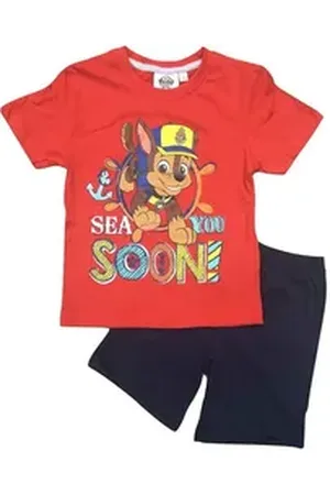 Paw Patrol Pyjama Shorty Pyjama rot 104