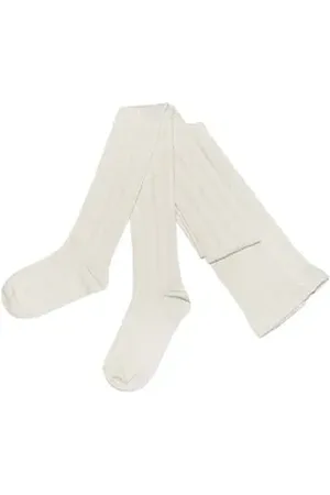 WERI SPEZIALS Strumpfhersteller GmbH Strickstrumpfhose Damen Strickstrumpfhosen >>Trachten : Zopfmuster<< mit Baumwolle gelb 40-42