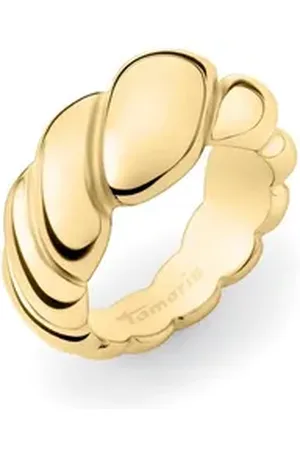 Tamaris Fingerring Edelstahl goldfarben 54
