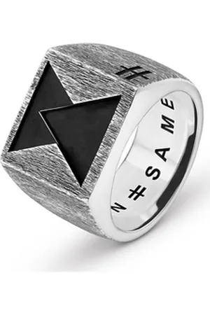 UNSAME Fingerring Herren-Herrenring 925er Silber silberfarben 62