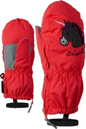 Ziener Skihandschuhe LE ZOO MINIS glove 758 neon pink 1