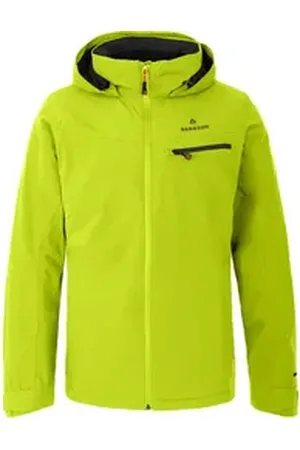 Bergson Regenjacke TALLMOS 3in1 Doppeljacke Herren Regenjacke, Fleece Innenjacke, 20000 mm Wassersäule, Normalgrö grün normal | 46