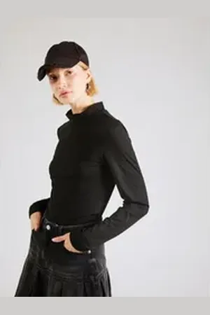 Noisy May Langarmshirt NMDESTINY (1-tlg) Plain/ohne Details schwarz S