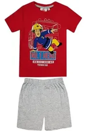 Fireman Sam Feuerwehrmann Sam Pyjama Feuerwehrmann Sam Shorty Pyjama rot 98