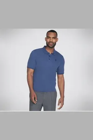 Skechers Poloshirt OFF DUTY POLO GODRI PIQUE-Material blau 2XL