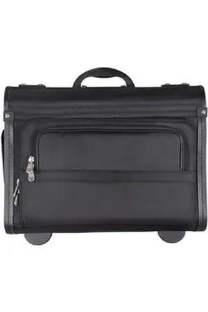 Dermata Pilotenkoffer, 2 Rollen, Nylon schwarz
