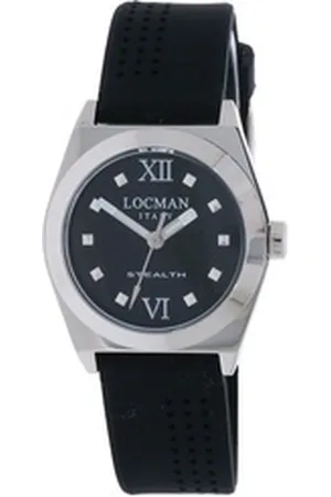 Locman Italy Quarzuhr schwarz
