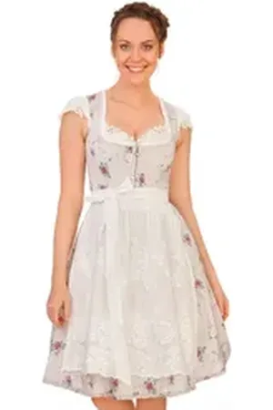 Alpenfee Dirndl Midi Dirndl 2tlg. - HOLLY - grau grau