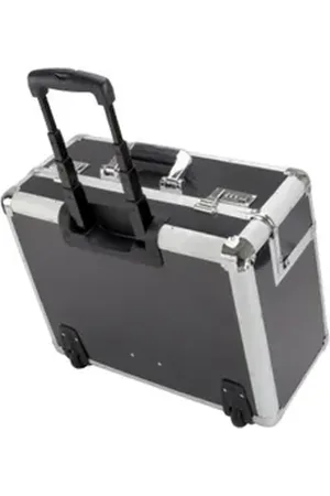 Alumaxx Alassio® Pilotenkoffer Pilotenkoffer C2 m.Trolleysys.u.Laptopf.silber/carb. silberfarben