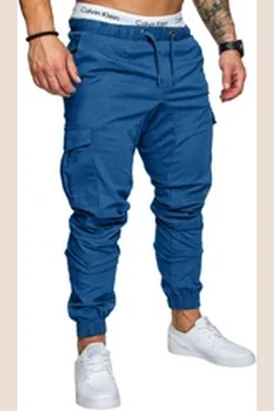 amaci Chinohose LOS ANGELES Cargo Jogger-Chino blau W31