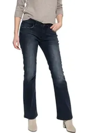 ATT Slim-fit-Jeans Brenda (1-tlg) mit Strass-Akzenten blau 36
