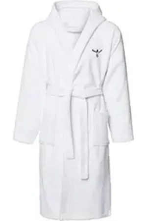CHIEMSEE Bademantel Bathrobe Unisex, Baumwolle weiß S