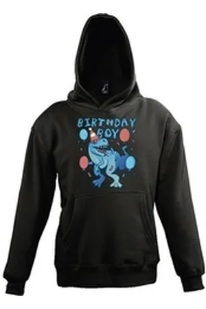 Youth Designz Kapuzenpullover Birthday Boy Kinder Hoodie Pullover im Geburtstag Look schwarz 118-128 (8 Jahre)