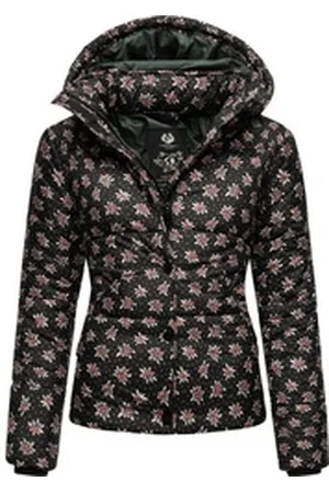 Ragwear Steppjacke Relive Remake Modische cropped Winter Kurzjacke aus recycelten Materialien schwarz XL (42)
