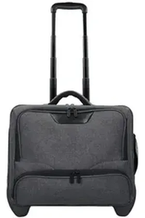 Dermata Business-Trolley, 2 Rollen, Polyester grau