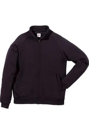 Fruit Of The Loom Sweatjacke Unisex-Freizeitjacke Uni schwarz L