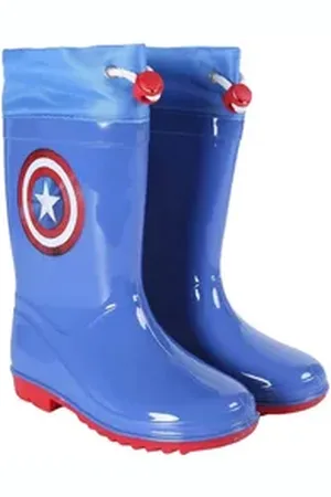 Cerdá MARVEL Avengers-Captain America Gummistiefel Jungen Regenstiefel Gr. 24 - 33 blau 33 EU