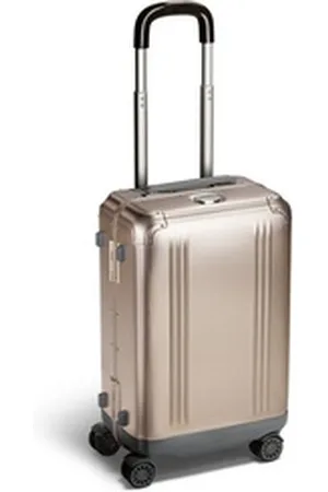 ZERO halliburton Handgepäck-Trolley Pursuit Aluminium, 4 Rollen, Aluminium braun