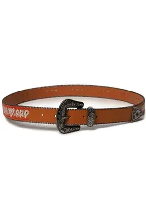 Desigual Ledergürtel Gürtel Dornschließe Cowboy-Style Belt Picnic 20SARP13/6011 90 cm